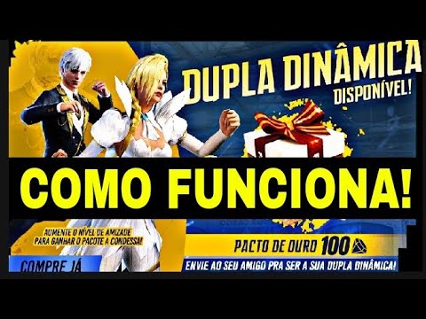Como se casar no free fire veja Como dupla dinamica funciona esports 1