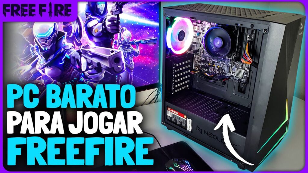 Como montar pc gamer completo barato para jogar free fire 1