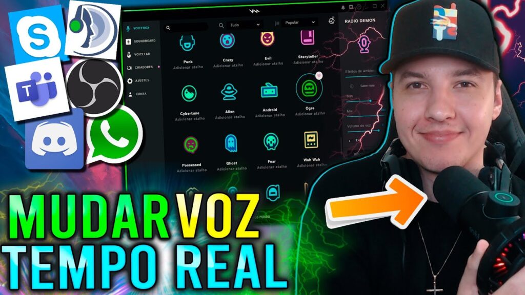 Como baixar modificador de voz para pc e usar efeito em tempo real 1