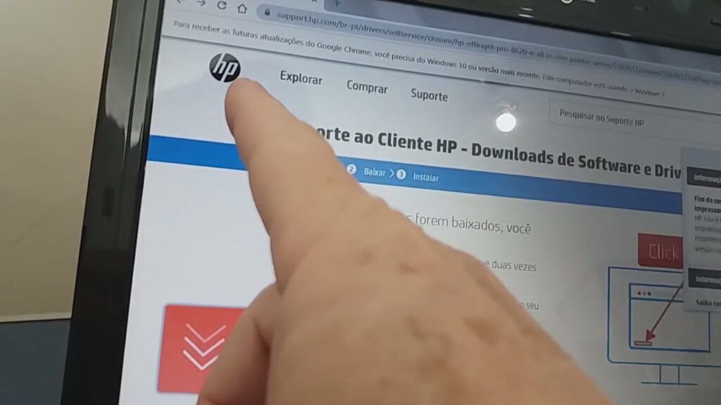 Como baixar e instalar o driver da impressora hp officejet pro 8610 1