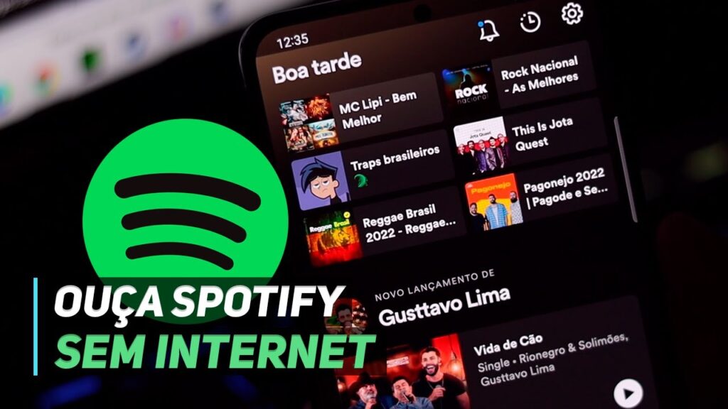 Como ouvir musicas offline no spotify no celular 1