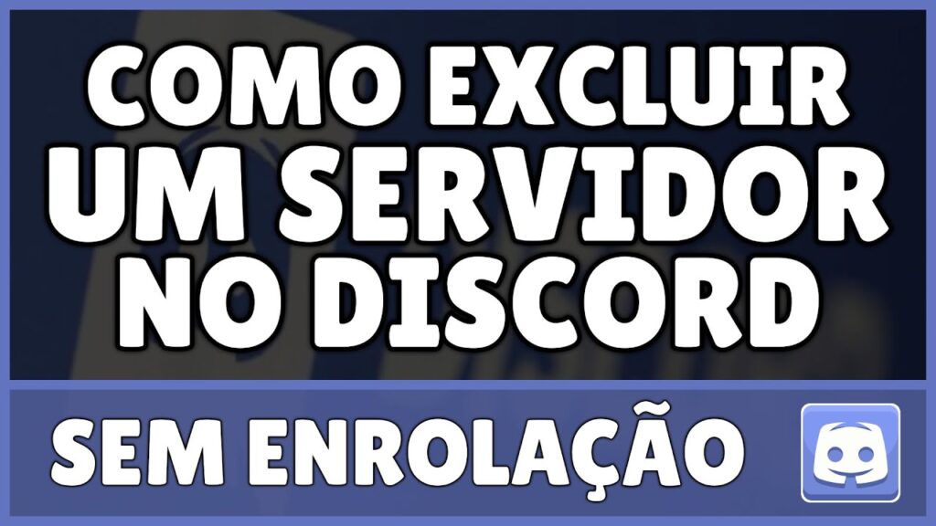 Como excluir um servidor no discord 1