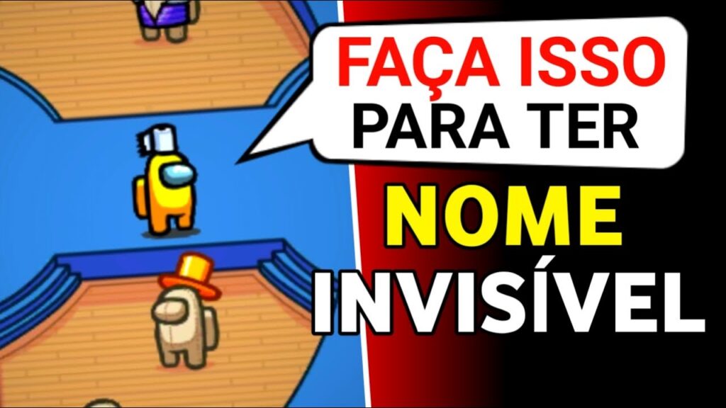 Como deixar o nome invisivel no among us 1