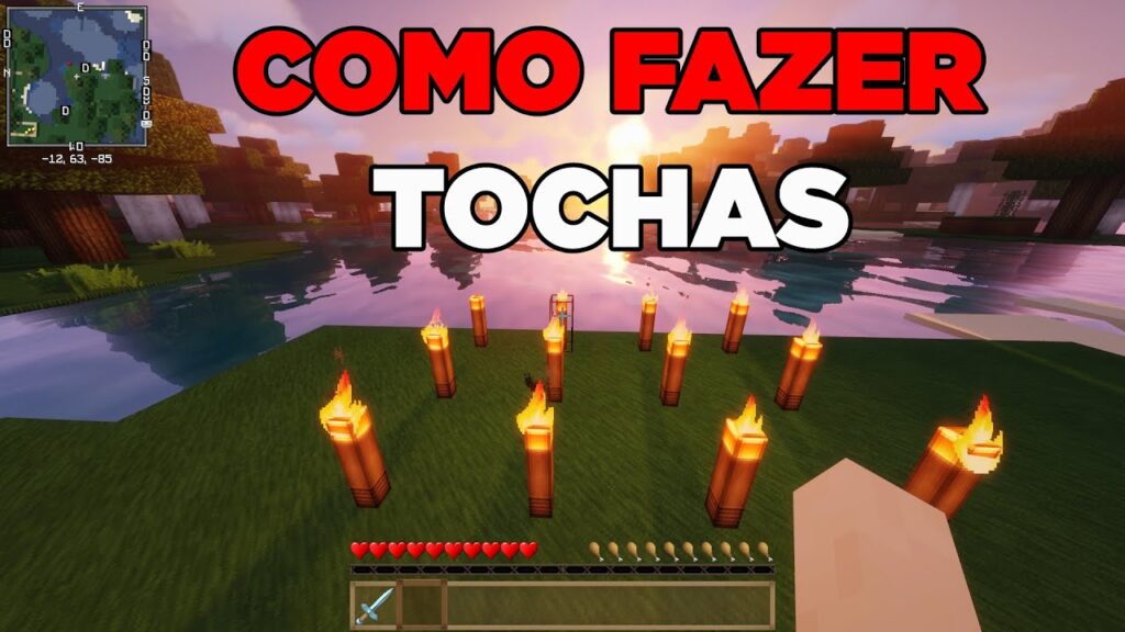 Como fazer tocha em minecraft 1