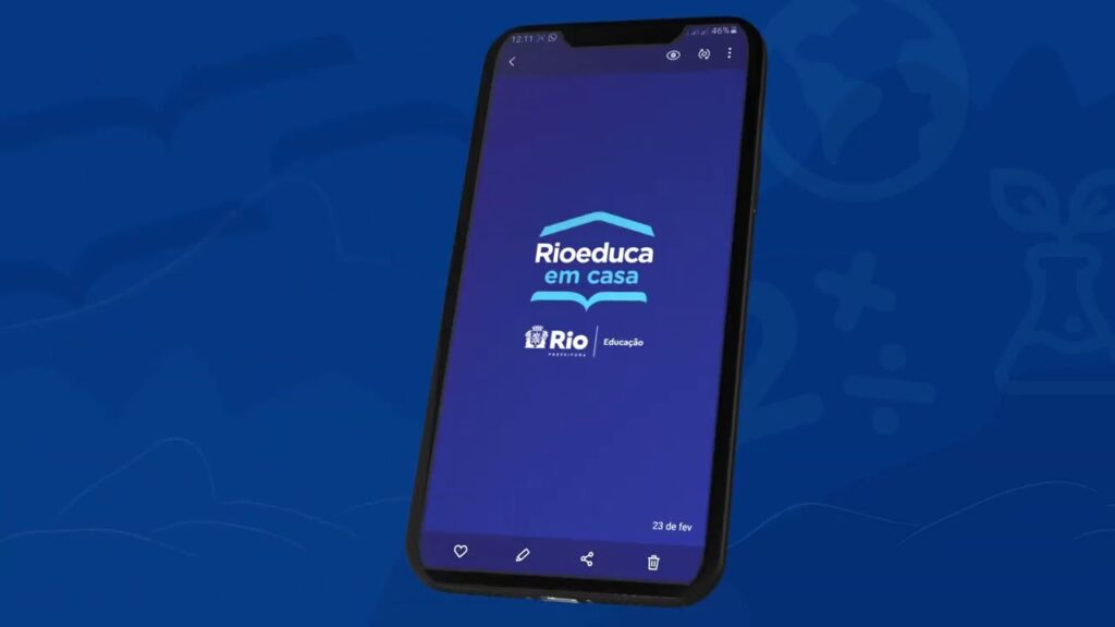 Como usar o aplicativo rio educa em casa para assistir a aulas online 1