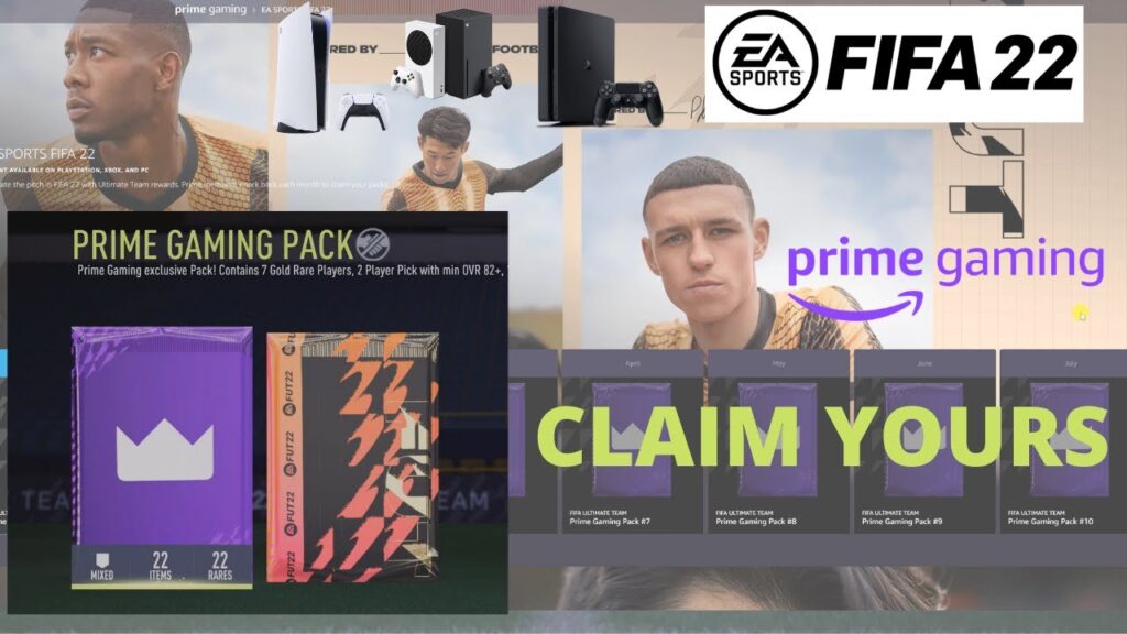 Como resgatar packs do amazon prime gaming no fifa 22 1