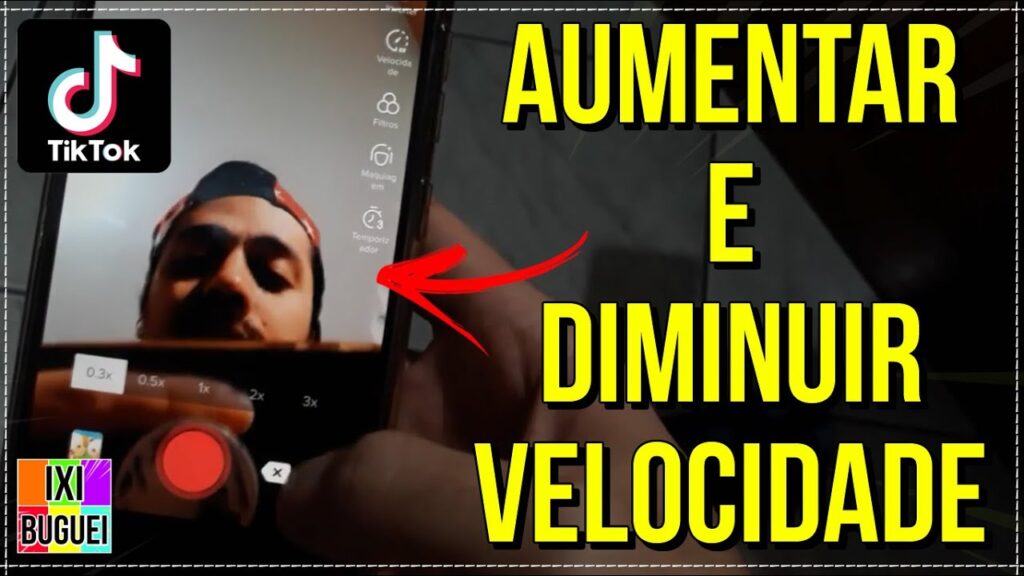 Como diminuir a velocidade do video no tiktok 1