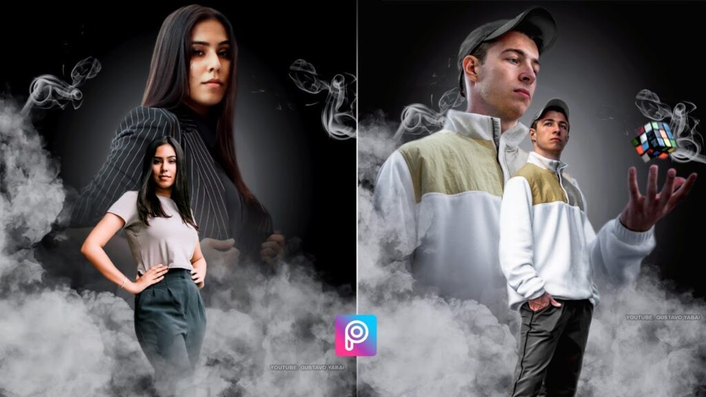 Como juntar duas fotos no celular com o picsart 1
