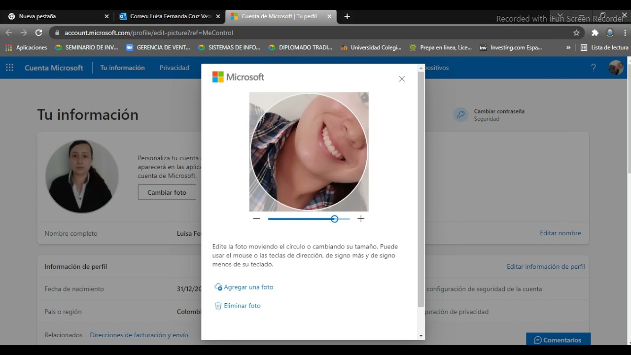 Como adicionar foto de perfil no outlook 6