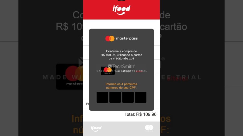 Como fazer compras no ifood com o masterpass 1