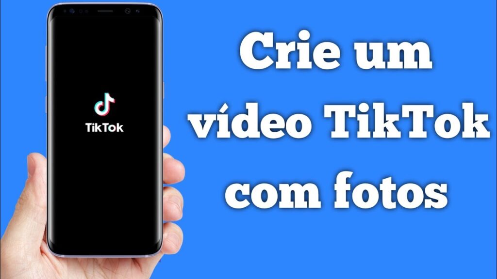 Como fazer video com fotos no tiktok 1
