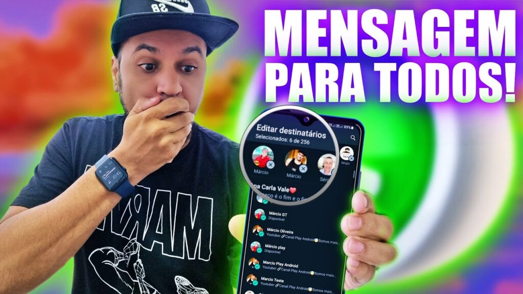 Como mandar mensagem para todos os contatos do whatsapp 1