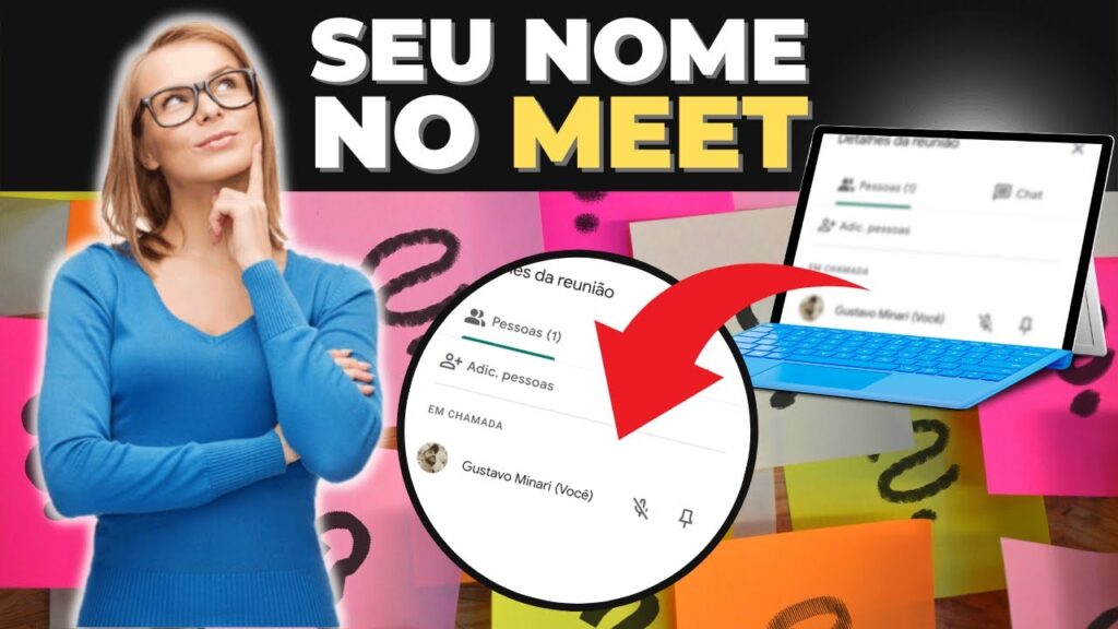 Como mudar o nome no google meet 1