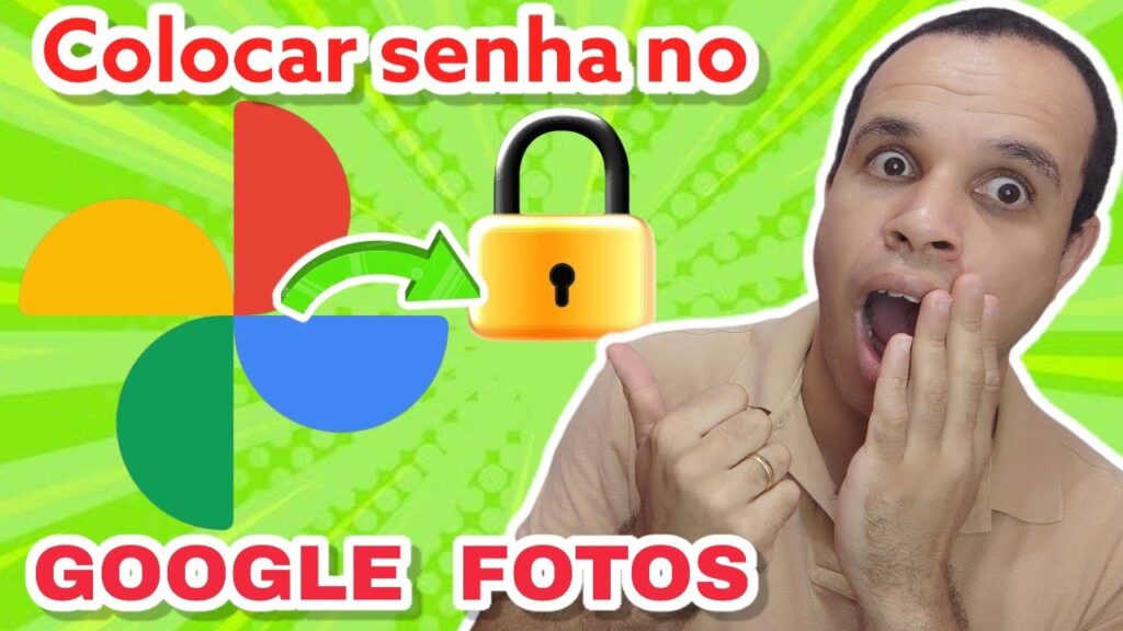 Como colocar senha no google fotos e esconder imagens no celular 1