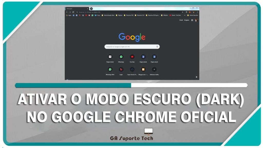 Como deixar o google preto no pc 1
