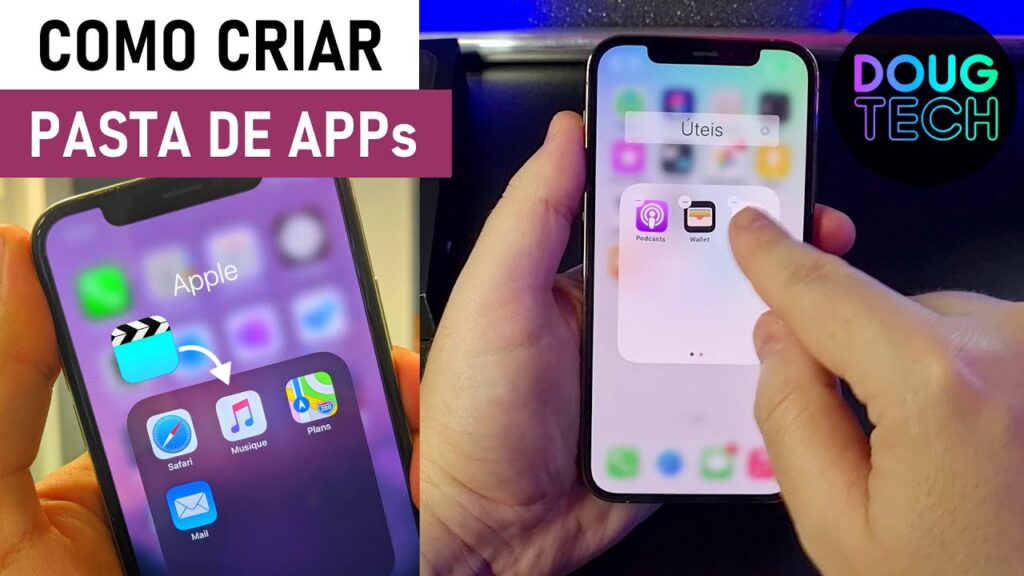 Como criar pastas no iphone e organizar arquivos no celular no ios 1