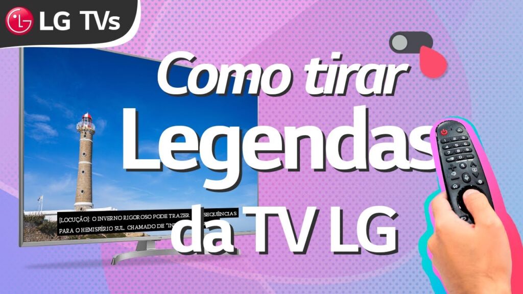 Como tirar ou colocar a legenda na smart tv lg com webos 1