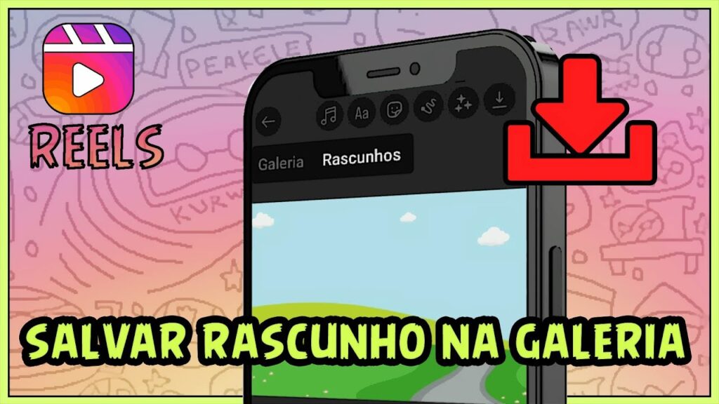 Como salvar rascunho do instagram reels 1