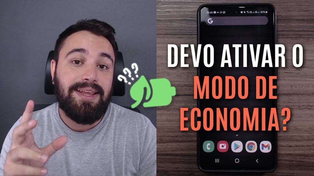Como ativar o modo de economia de bateria do android 1