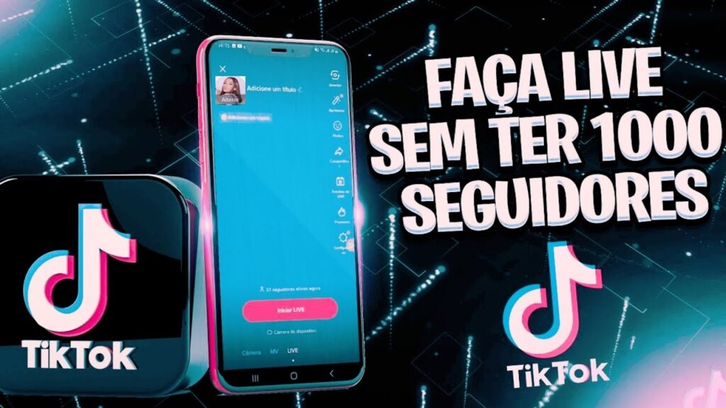 Como fazer live no tiktok 1