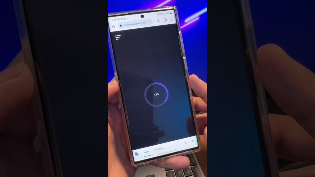 Como tirar a voz da musica pelo celular com o app moises 1