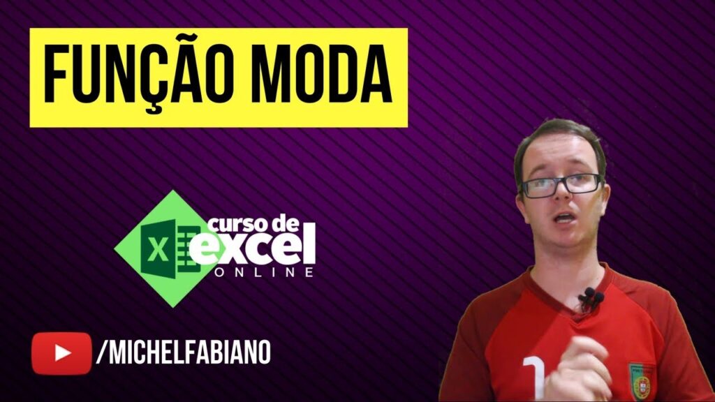 Como calcular a moda no excel 1