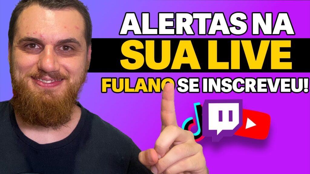 Como colocar alert box no obs studio e ativar notificacoes nas lives esports 1