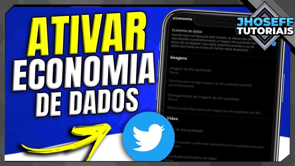 Como ativar a economia de dados do twitter 1
