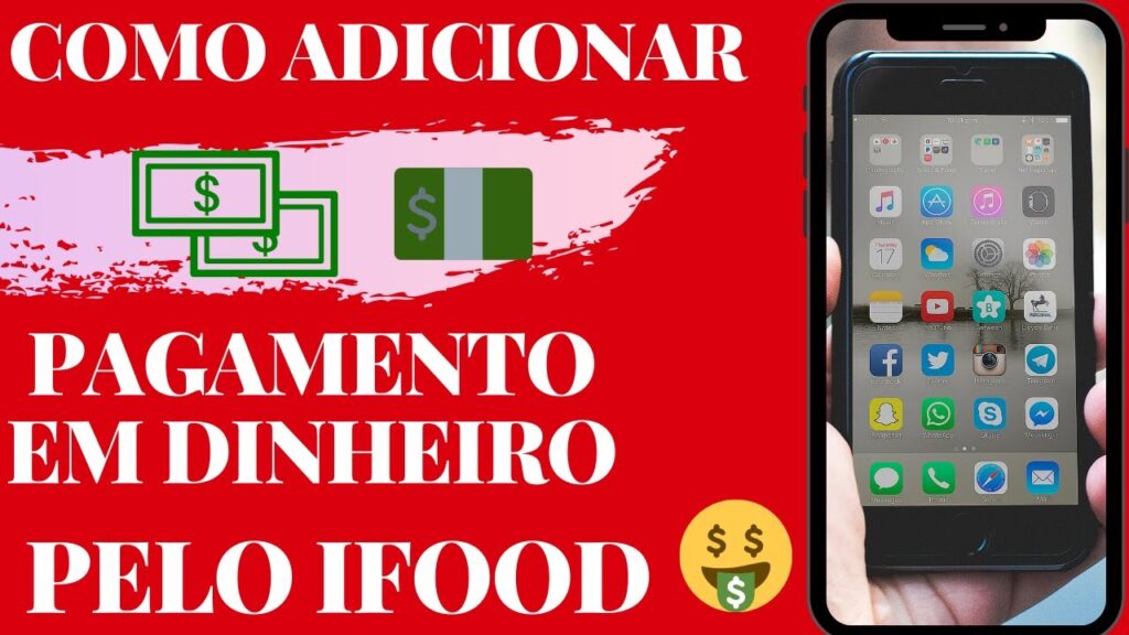 Como pagar em dinheiro no ifood 1