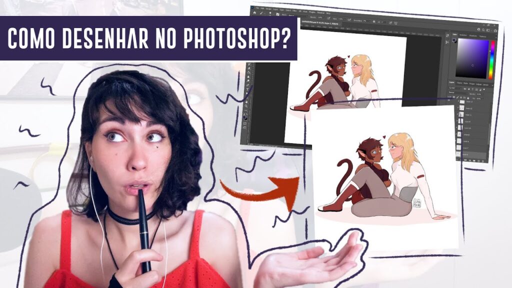 Como desenhar no photoshop 1