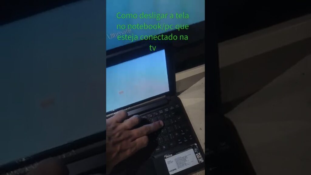 Como desligar so a tela do notebook com windows 10 1