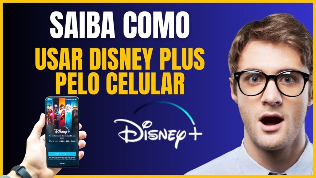 Como assistir a disney pelo celular e usar o aplicativo 1