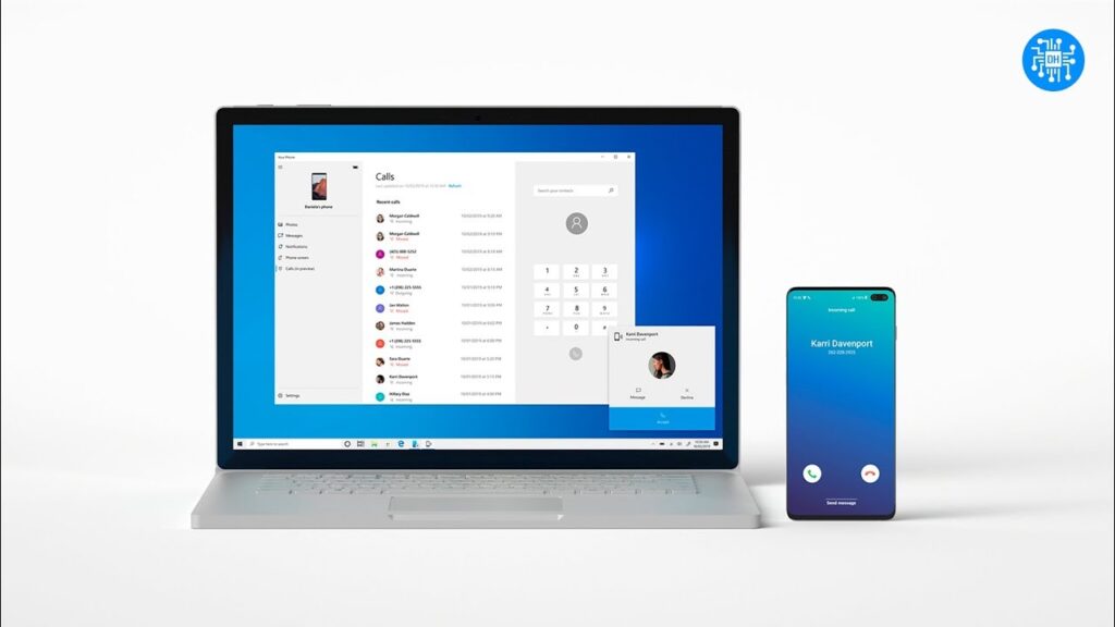 Como usar o app seu telefone no windows 10 1