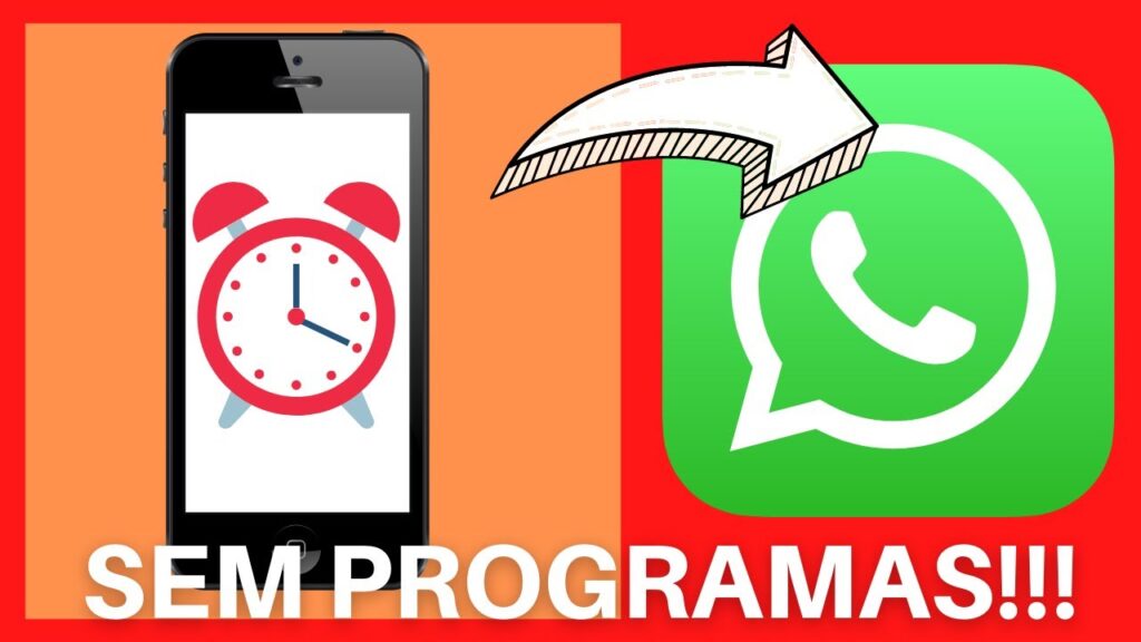 Como programar mensagem no whatsapp para iphone ios 1