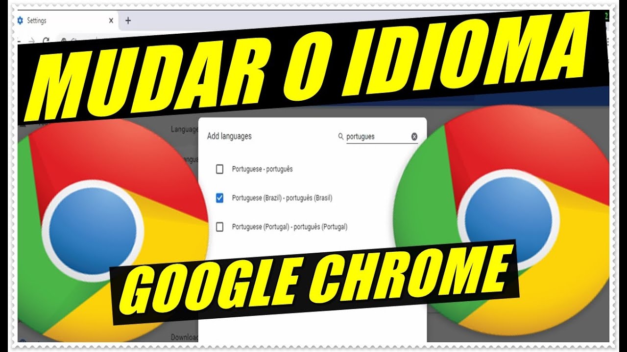 Como mudar o idioma do google chrome para portugues 1