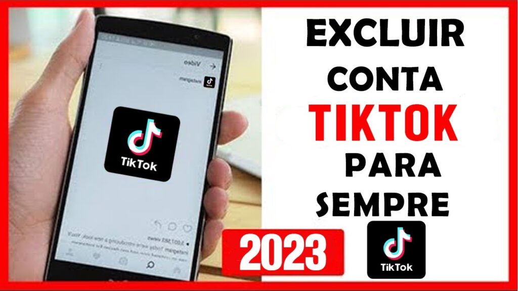 Como apagar a conta no tiktok 1
