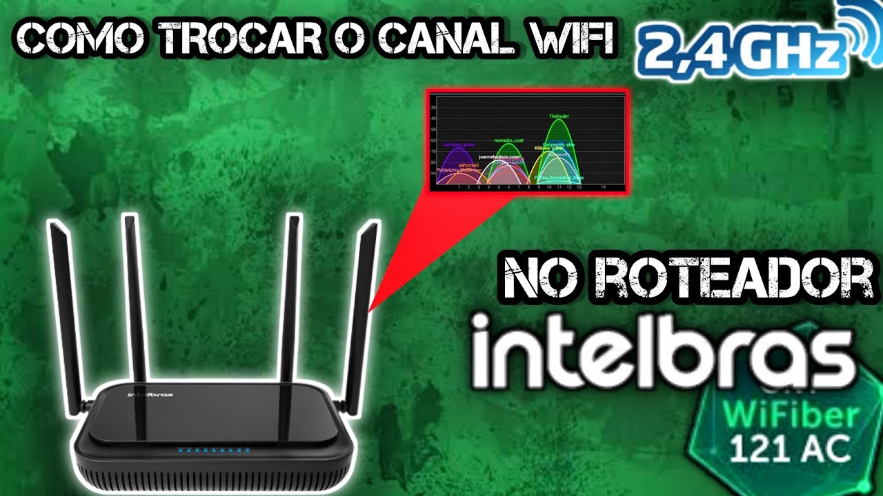 Como mudar o canal do roteador da intelbras para melhorar o wi fi 4