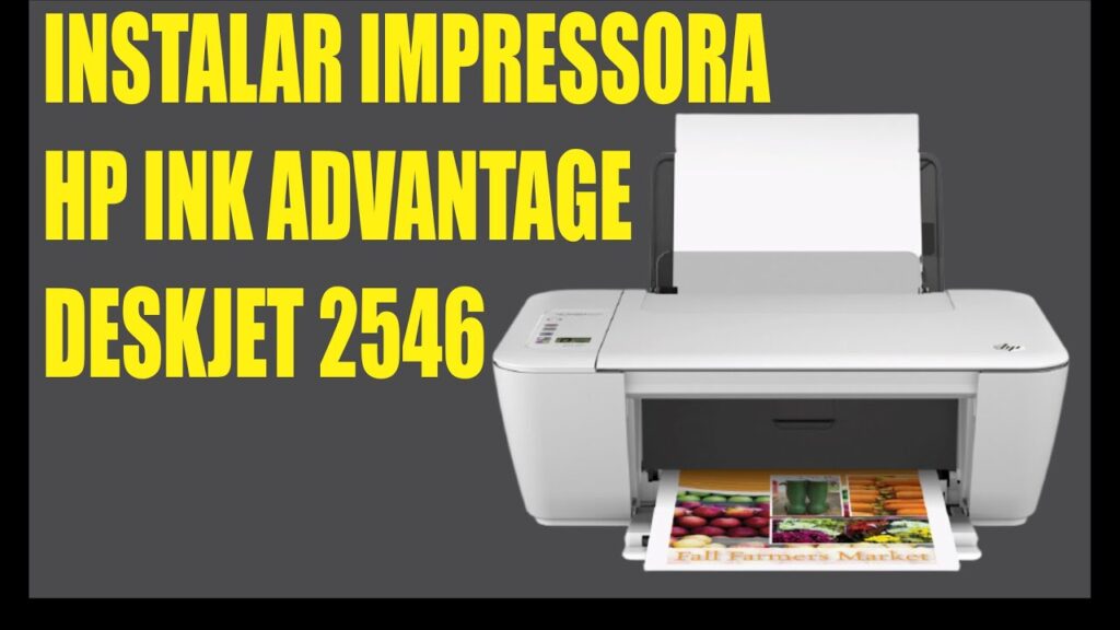 Como baixar e instalar o driver da impressora hp deskjet 2546 1