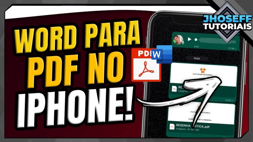 Como salvar documentos do word em pdf no iphone 1