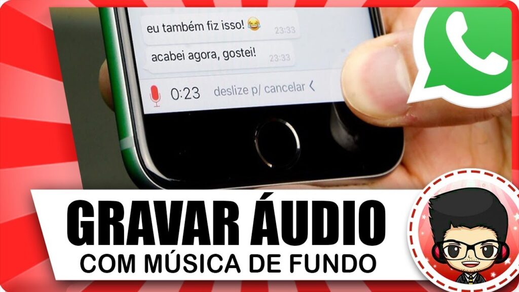 Como gravar audio no whatsapp escutando musica 1