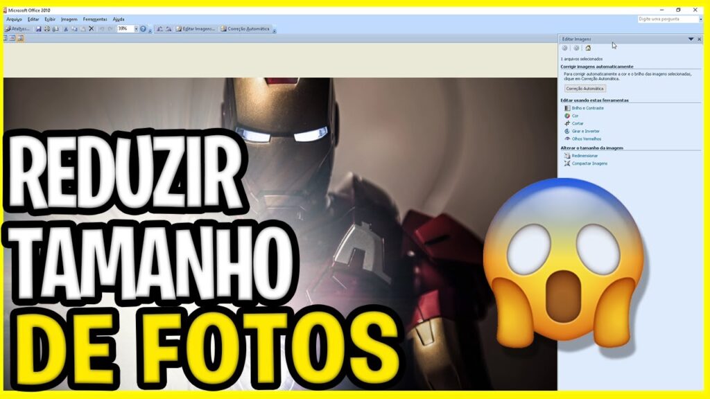 Como reduzir o tamanho de arquivos com fotos do office 2016 1