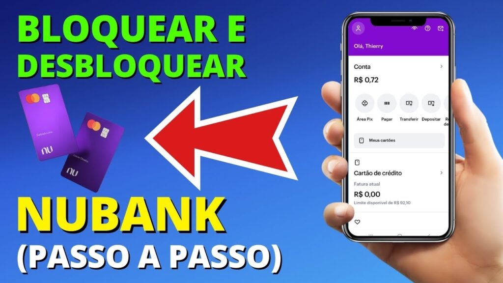 Como bloquear o cartao nubank pelo celular 1