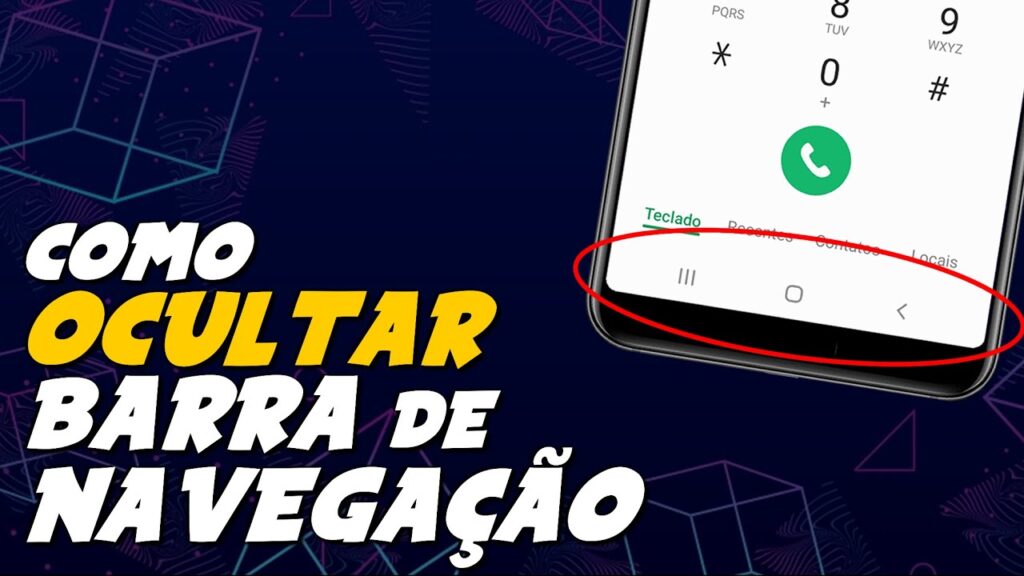 Como ocultar e exibir a barra de navegacao no android 9 pie 1