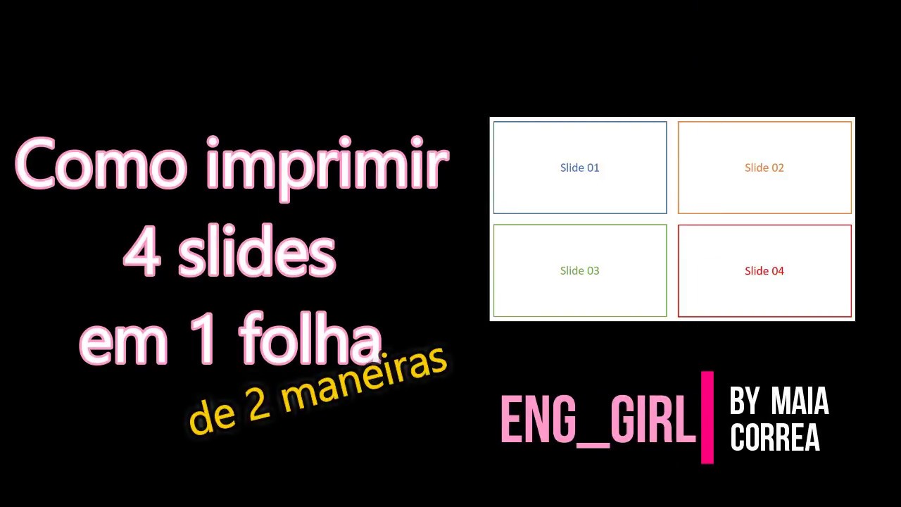 Como imprimir varios slides em uma folha 9
