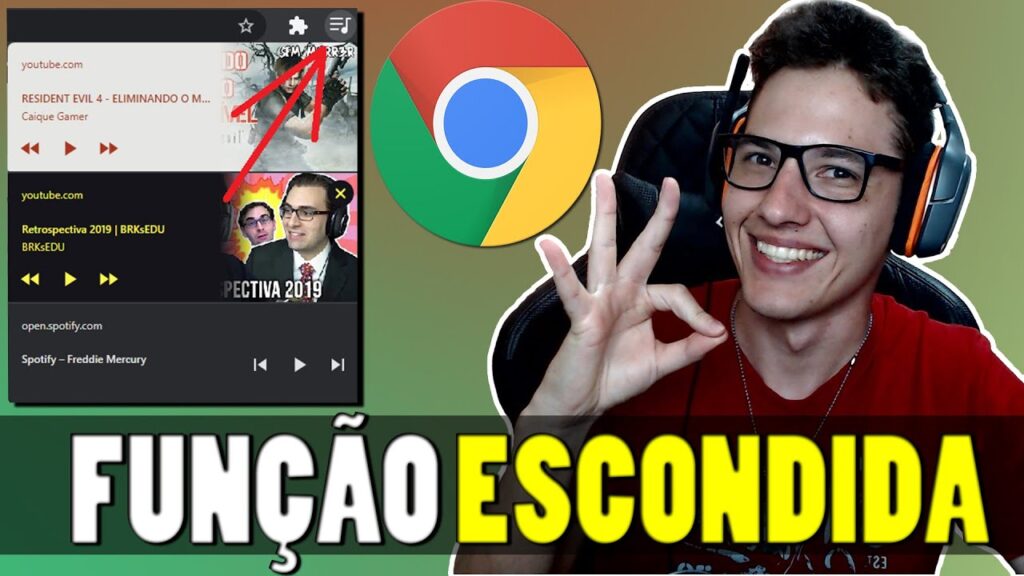 Como controlar musica no chrome sem precisar mudar de aba 1