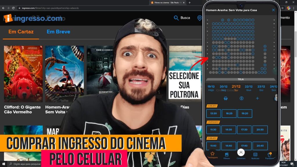 Como comprar ingresso para o cinema pela internet no ingressocom 1