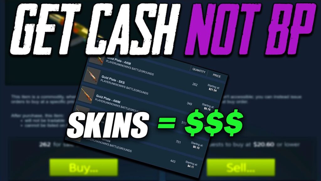 Como comprar skins no pubg para pc com o steam market 1