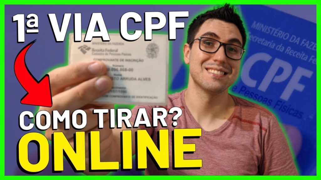 Como tirar cpf online saiba fazer pedido pela internet 1