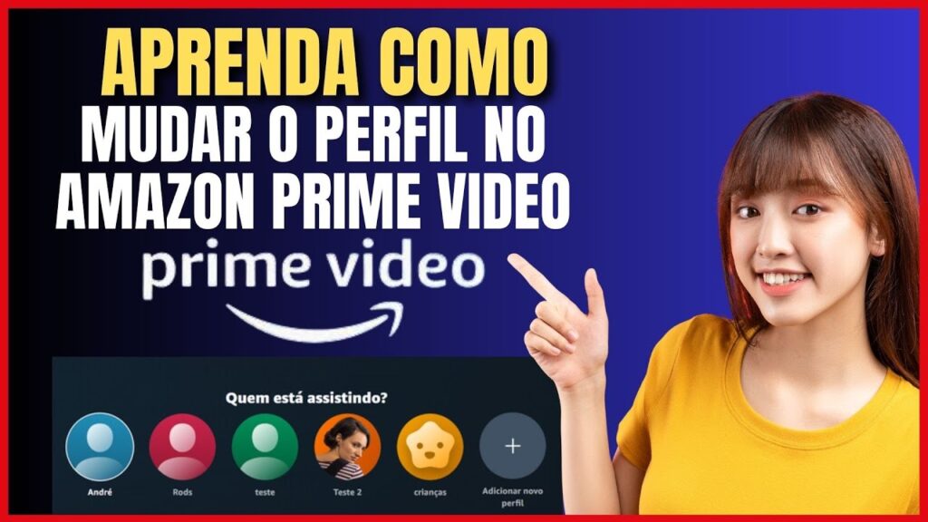 Como editar seu perfil no amazon prime video pela smart tv 1