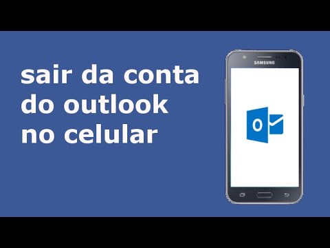 Como sair do outlook no celular 1